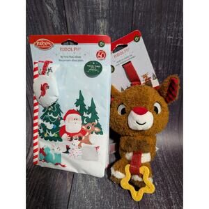 Baby RUDOLPH THE RED-NOSED REINDEER - ON THE GO ACTIVITY TOY & Photo Album Book